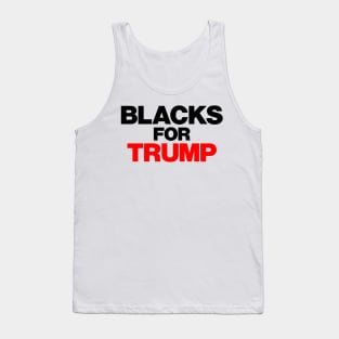 BLACKS FOR TRUMP BIDEN Tank Top